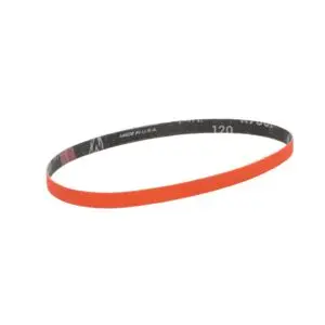 [66261042565] 1/2 x 24 In. Blaze Cloth File Belt 120 Grit R980P Premium Ceramic Alumina