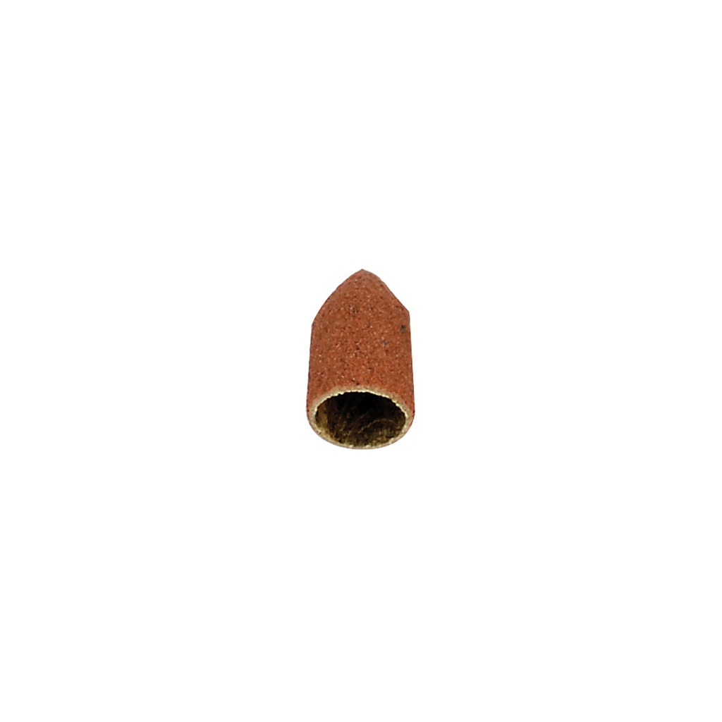 [104-1110] Abrasive Caps - Cone Top 9/32" x 1/2", 150 Grit (Pkg. of 50)