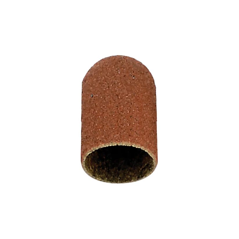 Abrasive Caps - Round Top 1/2" x 11/16", 150 Grit (Pkg. of 50)