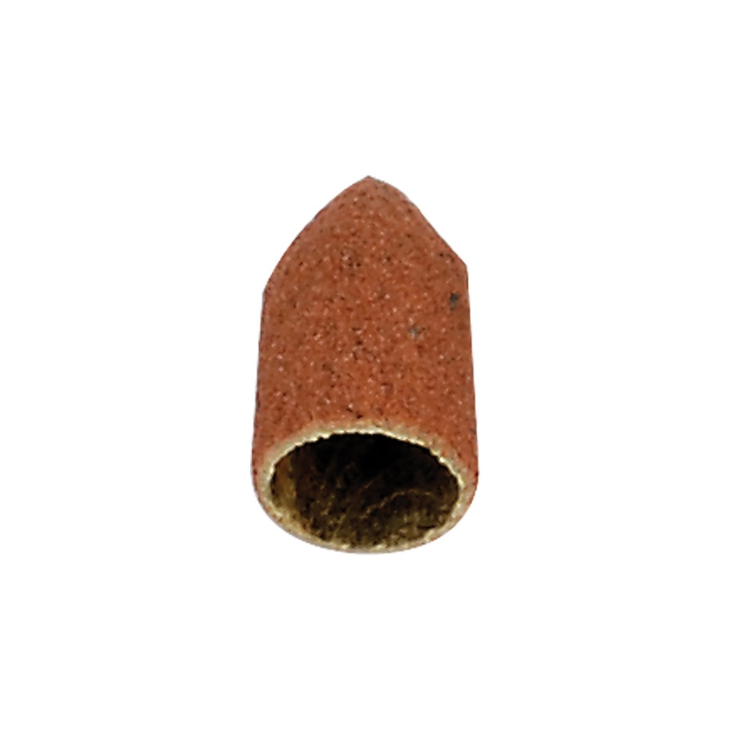 Abrasive Caps - Cone Top 5/8" x 1", 60 Grit (Pkg. of 50)