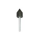 Abrasive Cap Holder - Cone Top 1/2" x 11/16", 1/4" Shank