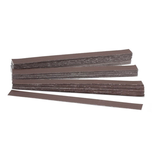 [107-2550] Aluminum Oxide PSA Strips - 80 Grit (Pkg. of 100)