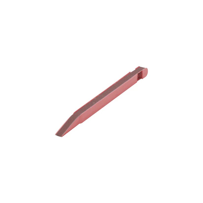 [107-3610] 1/4" Red Belt Stick with a 120 Grit Belt