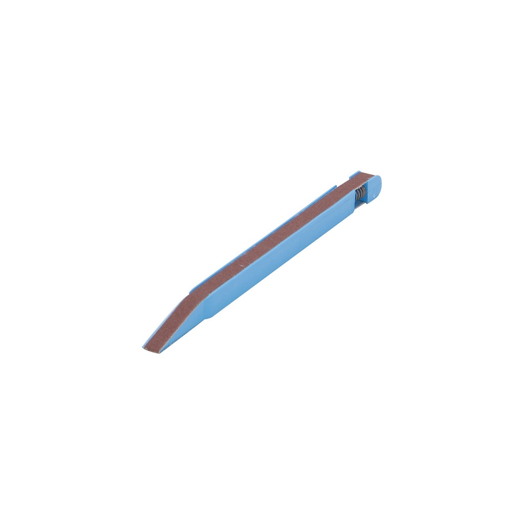 [107-3612] 1/4" Blue Belt Stick with a 240 Grit Belt