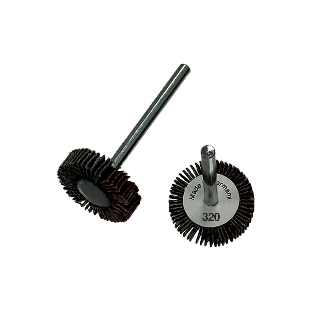Flap Wheels, 1/8" Shank - 3/4" x 3/16", 320 Grit