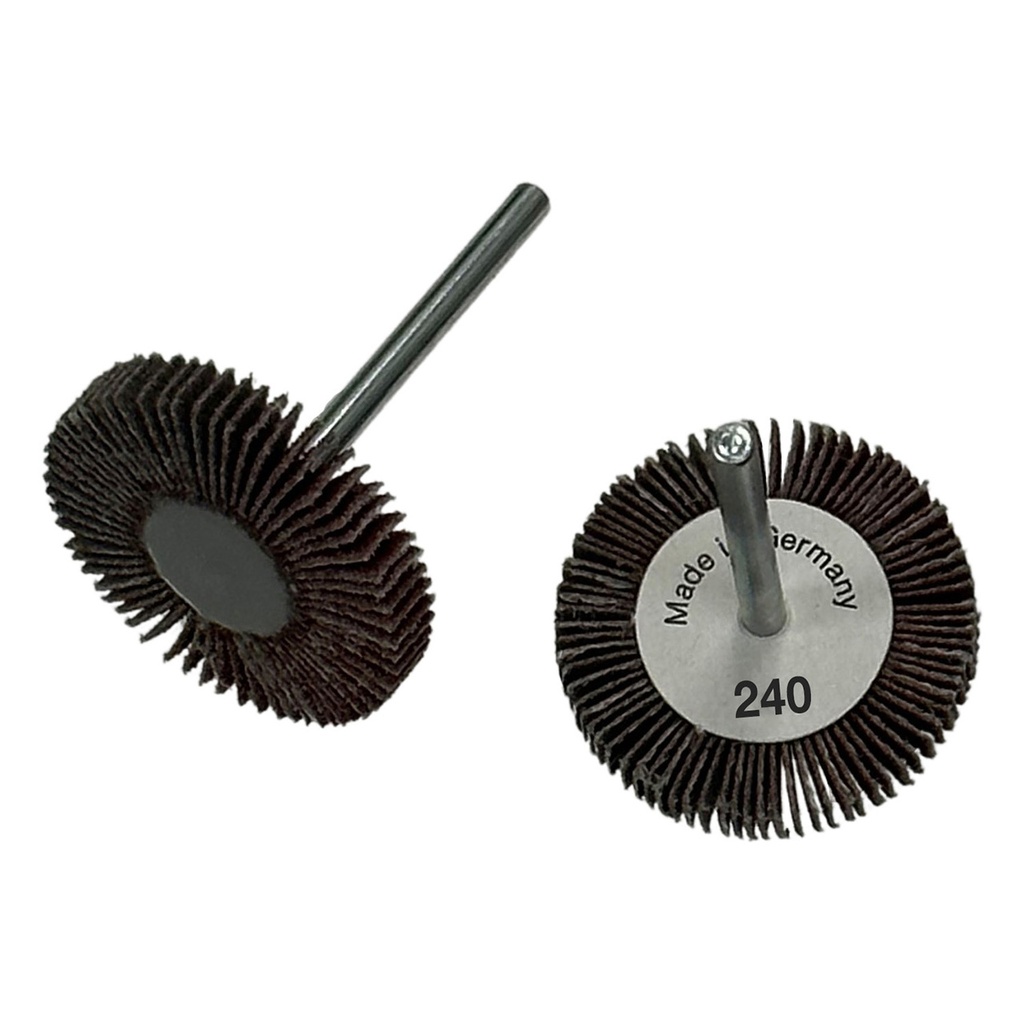 Flap Wheels, 1/8" Shank - 1-3/16" x 3/16", 240 Grit