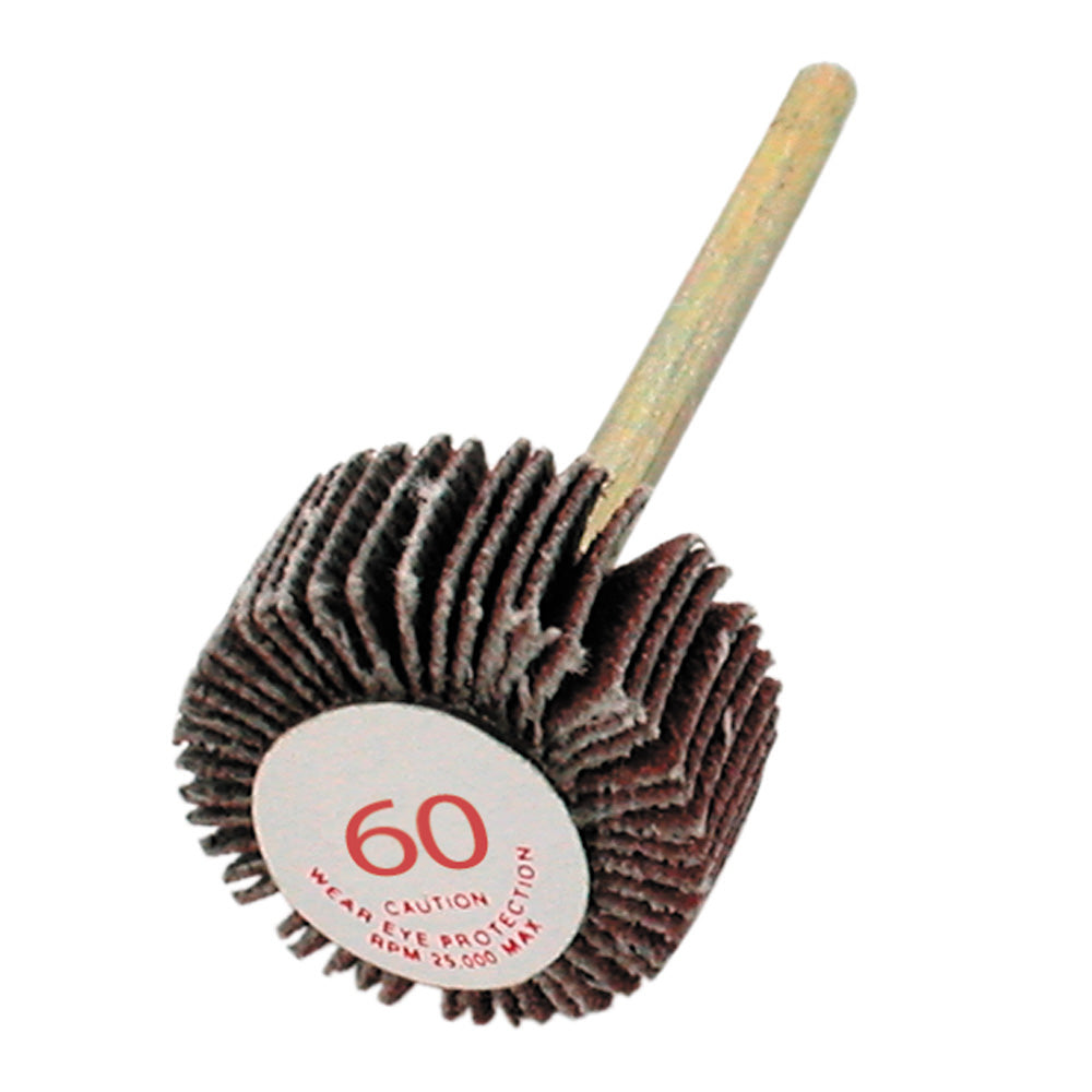 Flap Wheels, 1/8" Shank - 1" x 3/8", 60 Grit