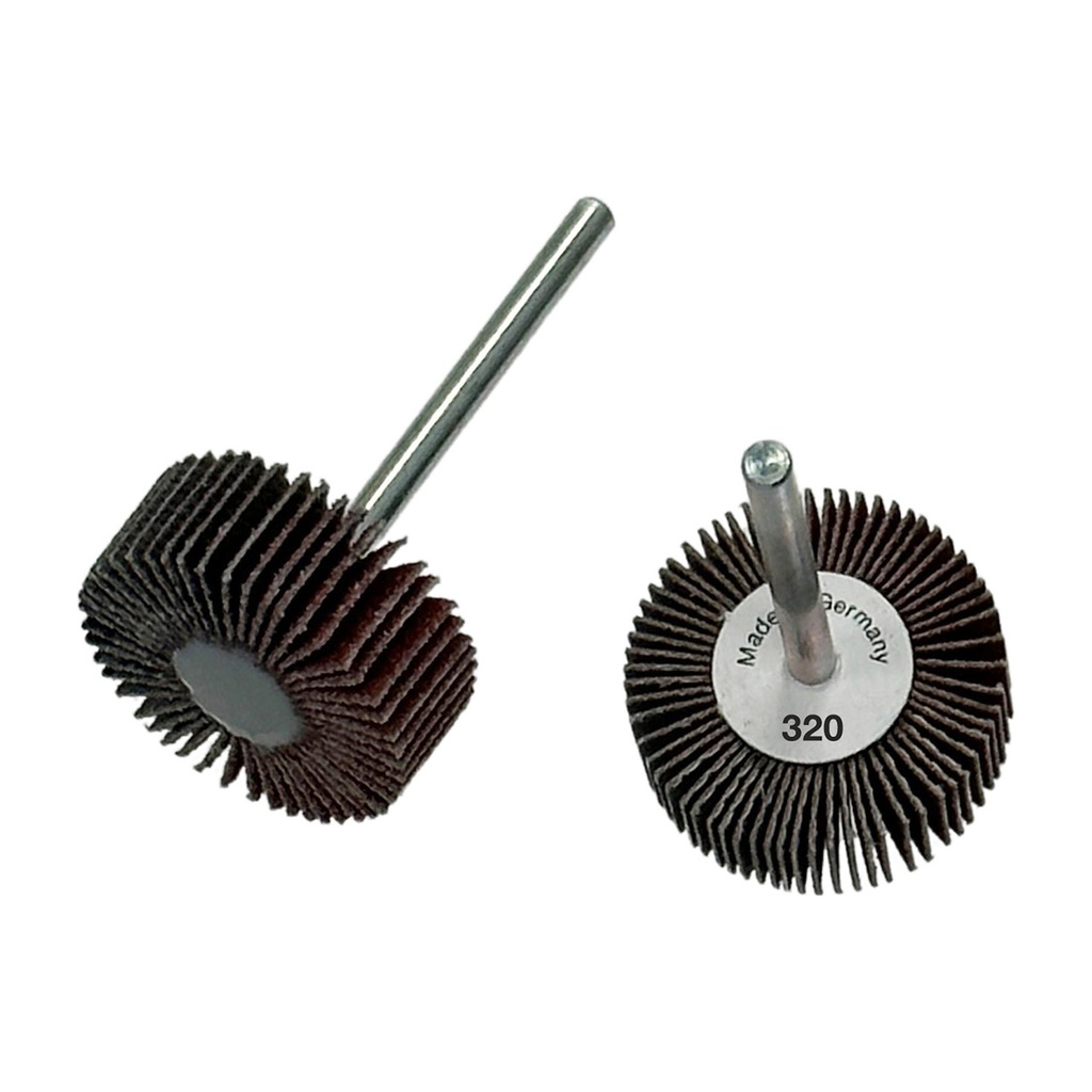 [107-5980] Flap Wheels, 1/8" Shank - 1" x 3/8", 320 Grit