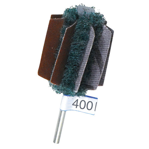 [107-5995] Mini Mounted Abrasive Buffs  - 400 Grit  (Pkg. of 3)