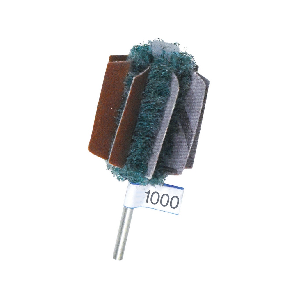 [107-5998] Mini Mounted Abrasive Buffs  - 1000 Grit  (Pkg. of 3)