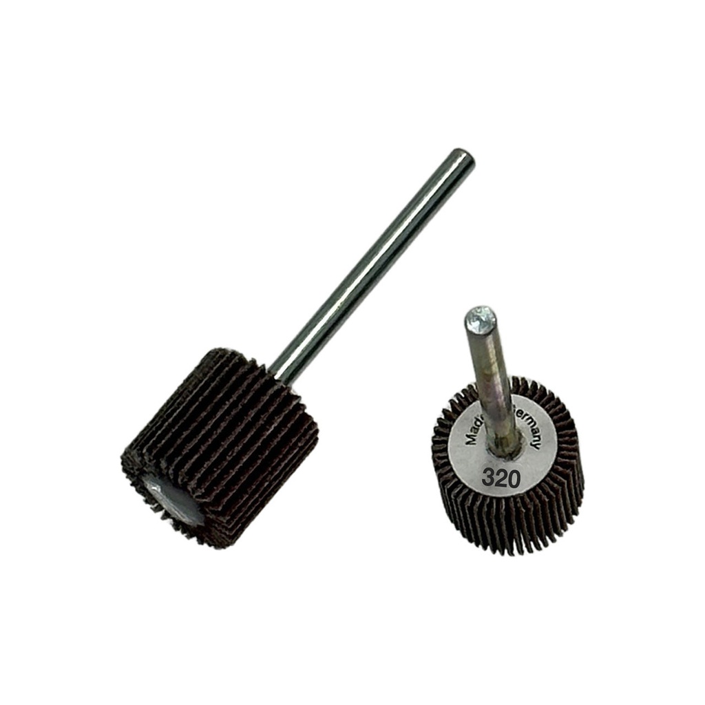 Flap Wheels, 1/8" Shank - 5/8" x 5/8", 320 Grit
