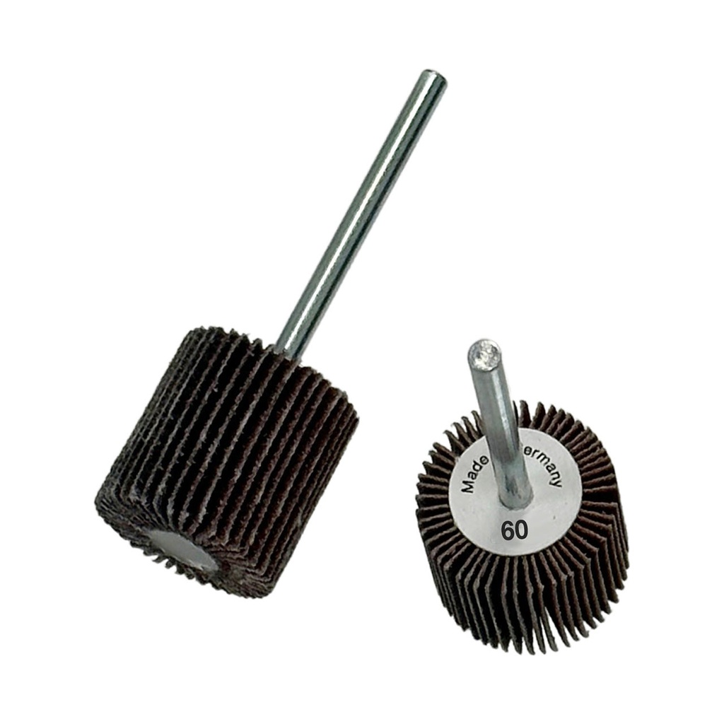 [107-6020] Flap Wheels, 1/8" Shank - 3/4" x 3/4", 60 Grit