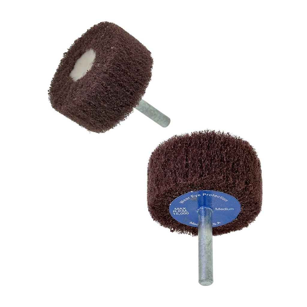 Fiber Flap Wheel 2"x1" Medium 1/4" shank