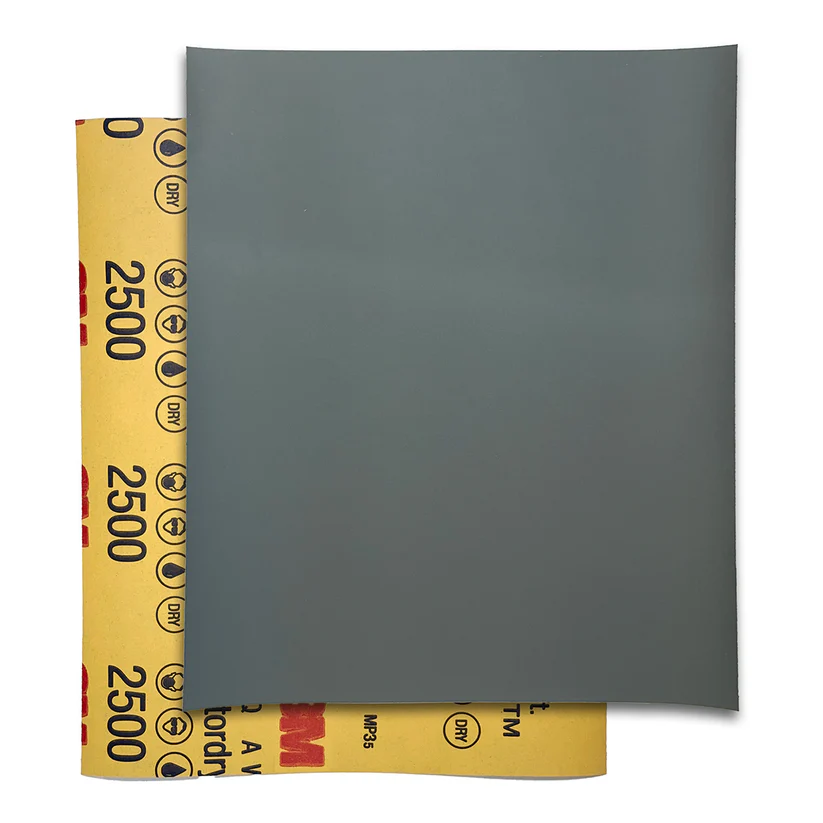 [109-8204] 3M™ Wetordry™ Silicon Carbide Sandpaper - 2500 Grit  (Pkg. of 5)