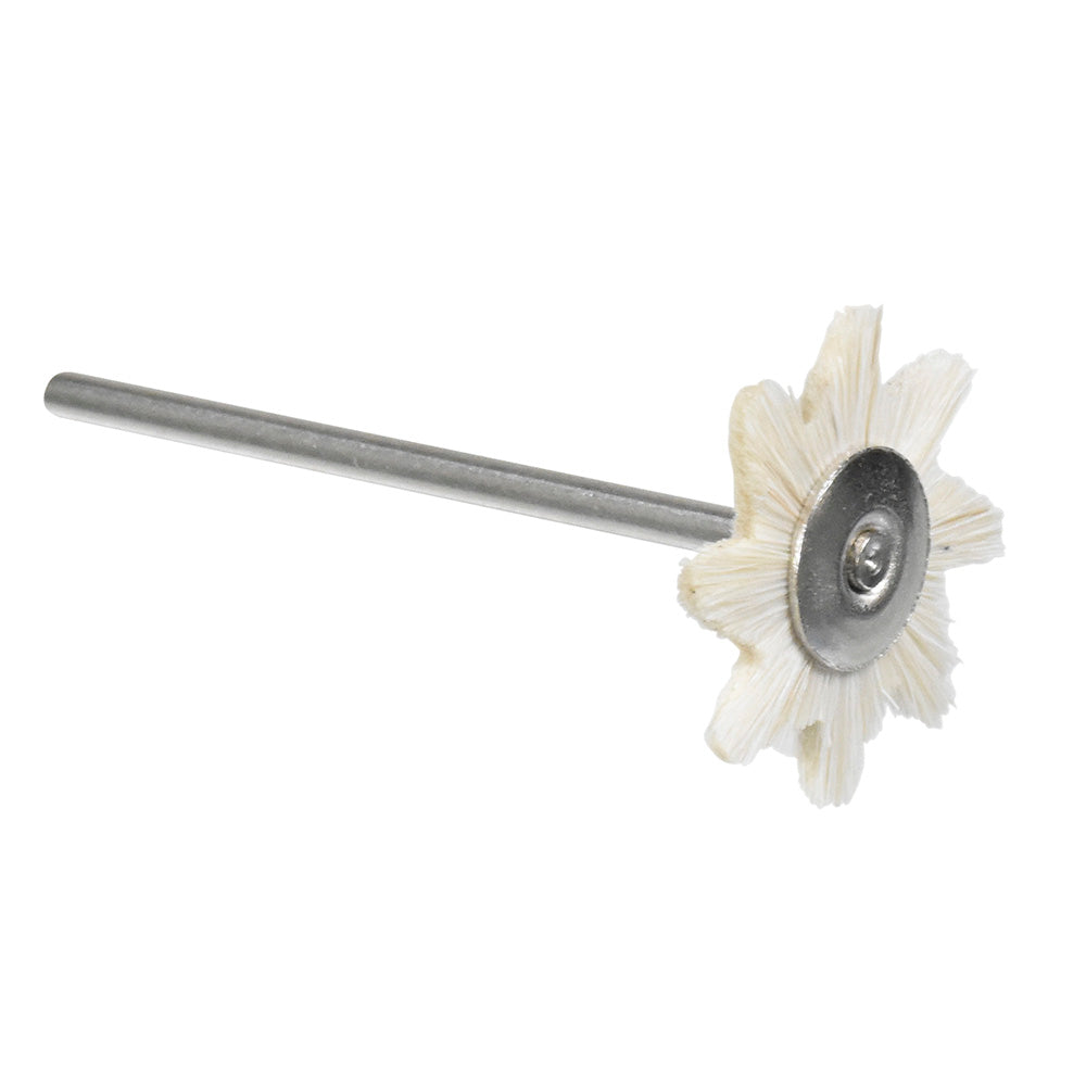 [112-5300] Geza Mini Soft 7/8" Mounted Bristle Brushes (Pkg. of 100)