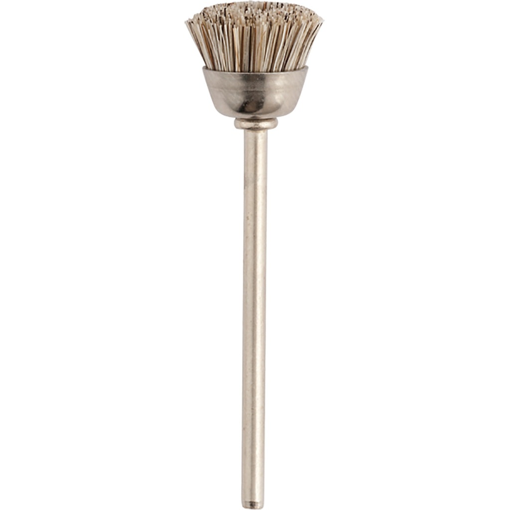 SUPRA® "MM" #760 Hard Bristle Cup Brushes 3/32" Shank (Pkg. of 12)