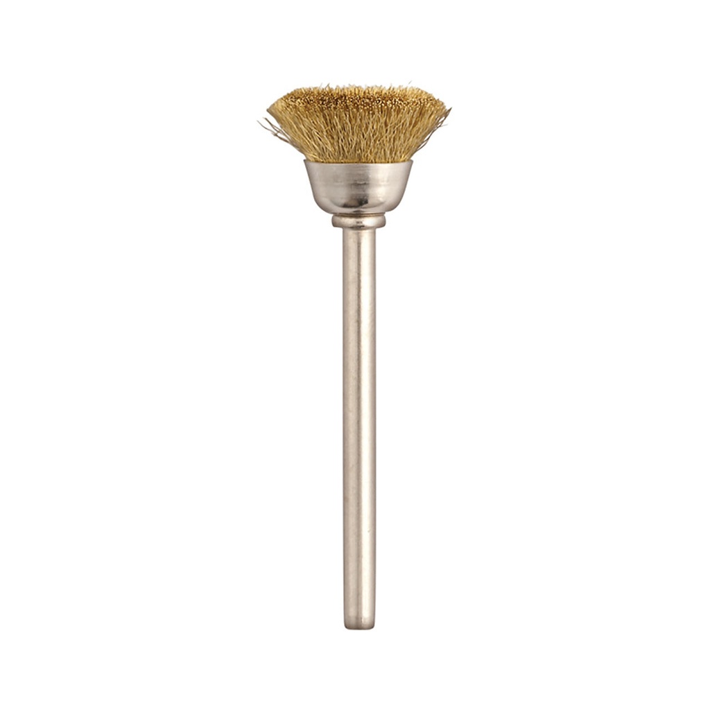 [112-7720] SUPRA® "MM" #772 Brass 0.003" Cup Brushes (Pkg. of 12)