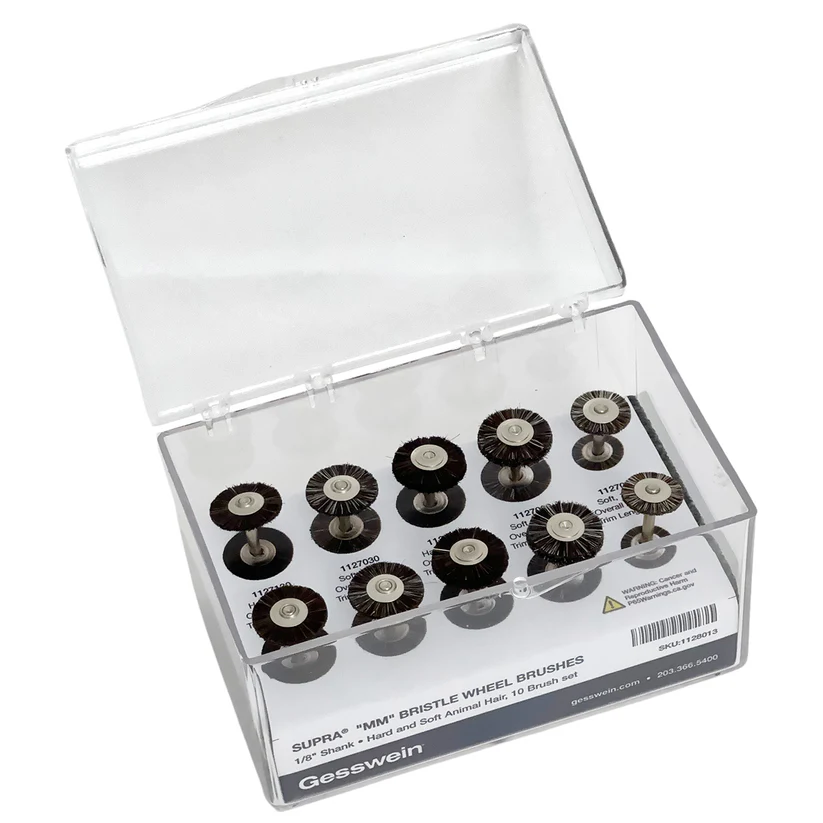 SUPRA® "MM" Bristle Wheel Brush- 10-Piece Set
