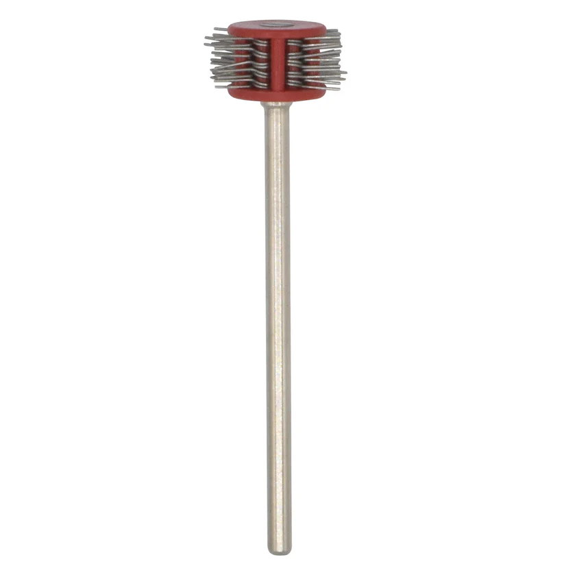 Mounted Texturing Wheel - 13x5mm, Fine (Red)