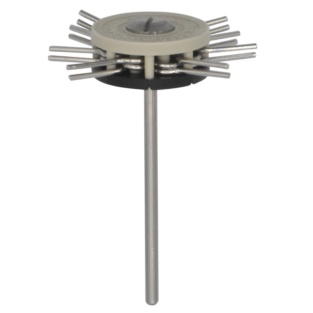 Mounted Texturing Wheel - 40x8mm, Heavy-Duty (Charcoal)