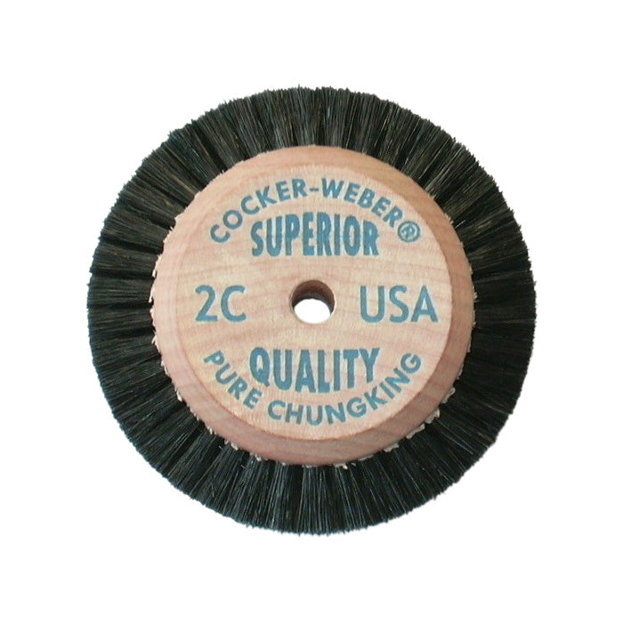 [115-1720] Cocker-Weber #2C SC Superior Wood Hub Wheel Brush - #72SC