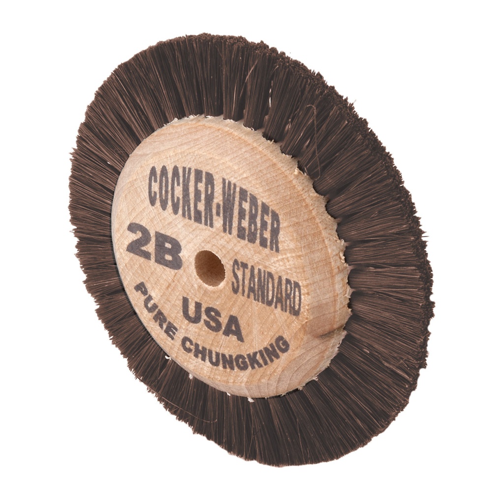 [115-1820] Cocker-Weber Econo 2B SC Wood Hub Wheel Brushes 73ESC  (Pkg. of 12)