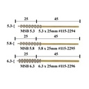 Micro Spiral Brushes - 5.3 x 25mm