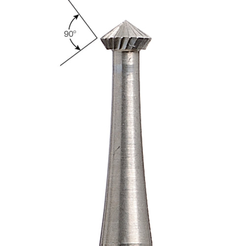 Maillefer Swiss Burs - 90° Hart - 1.00mm (Pkg. of 6)