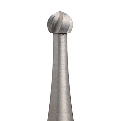 [122-8100] Maillefer Swiss Burs - Round - 2.40mm (Pkg. of 6)