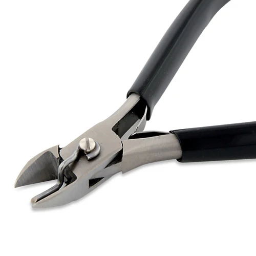 [180-1255] SLIMLINE BOX-JOINT DIAGONAL NIPPERS WITH WIRE TRAP