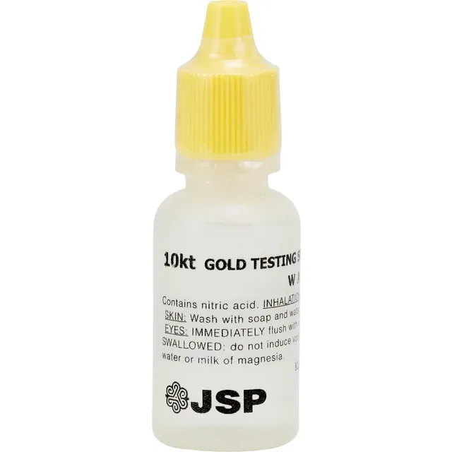 [813-1420] Gold Testing Acid Solution - 10K (YELLOW CAP)