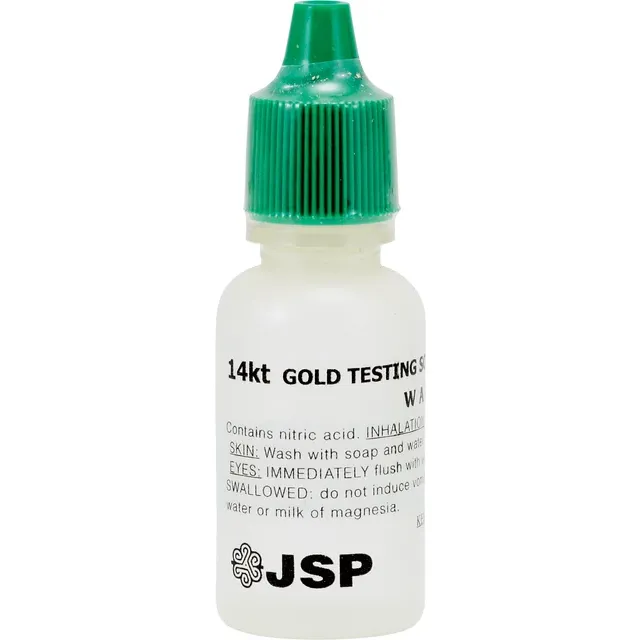 Gold Testing Acid Solution - 14K (GREEN CAP)
