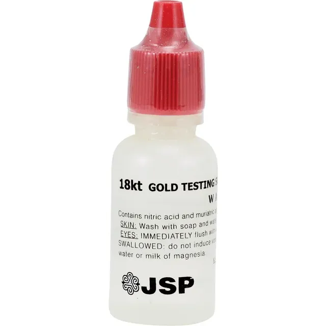 Gold Testing Acid Solution - 18K (RED CAP)