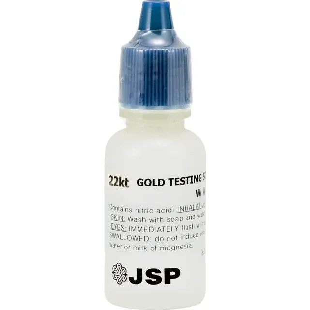Gold Testing Acid Solution - 22K (BLUE CAP)