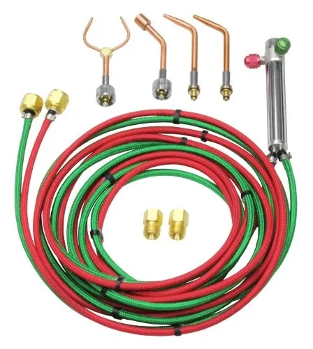 COMPACT TORCH KIT W/4 TIPS ACET/PROPANE/MAPP