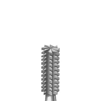 Komet Burs - Cylinder Square Cross Cut, Fig. 36 - 1.00mm (Pkg. of 6)