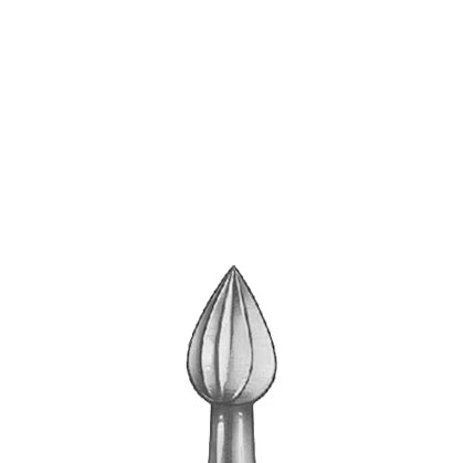 Komet Burs - Bud, Fig. 6 - 0.90mm (Pkg. of 6)