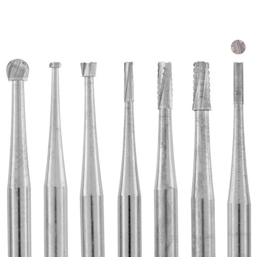 SS White Carbide Burs, 3/32" Shank - W4  (Pkg. of 5)