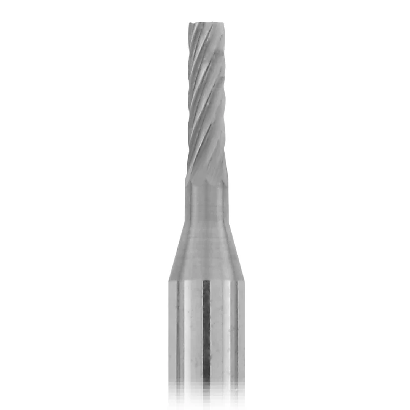 [129-1010] 1-1/2" Solid Carbide Burs - 1/8" Shank, 1/16" x 1/4" Plain Cut