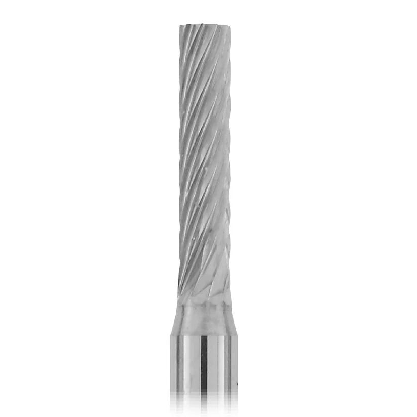 1-1/2" Solid Carbide Burs - 1/8" Shank, 3/32" x 7/16" Flat End Plain Cut