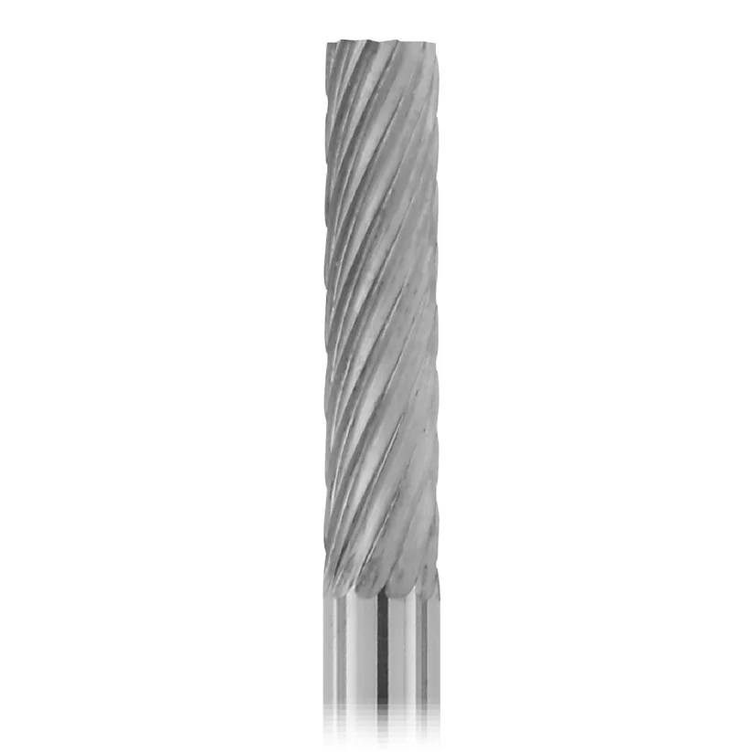 1-1/2" Solid Carbide Burs - 1/8" Shank, 1/8" x 9/16" Plain Cut Blunt End