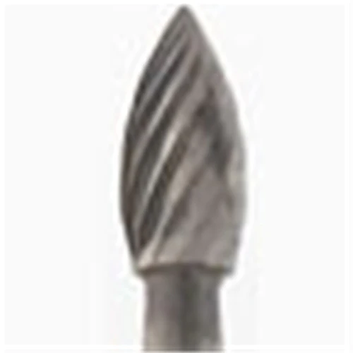 [129-1115] 1-1/2" Solid Carbide Burs - 1/8" Shank, 1/8" x 1/4" Double Cut Point