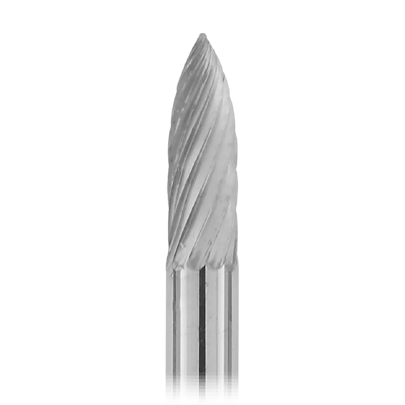 [129-1145] 1-1/2" Solid Carbide Burs - 1/8" Shank, 1/8" x 3/8" Double Cut