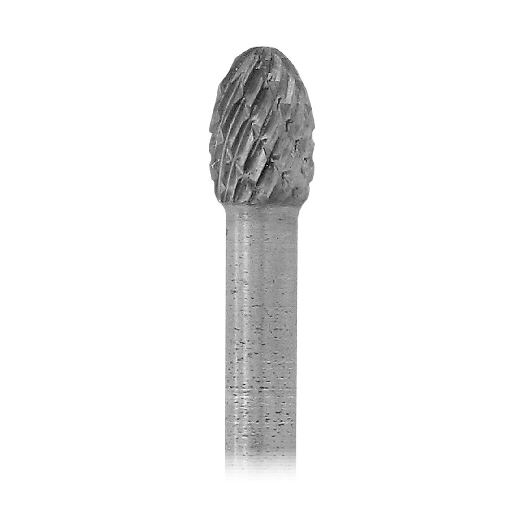 1-1/2" Solid Carbide Burs - 1/8" Shank, 3/16" x 9/32" Plain Cut