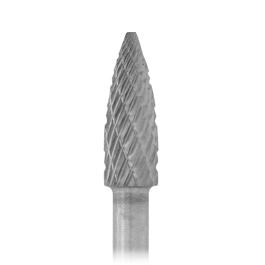 [129-1707] 1-1/2" Solid Carbide Burs - 1/8" Shank, 3/16" x 1/2", Double Cut, Bullet SG-53