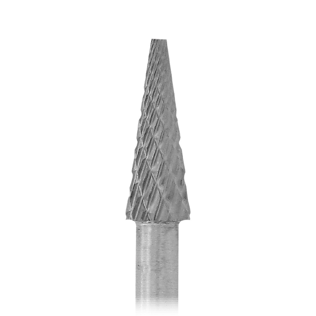 [129-1735] 1-1/2" Solid Carbide Burs - 1/8" Shank, 3/16" x 1/2" Double Cut, Blunt Point
