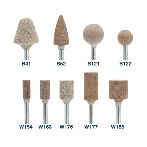 G-Flex Mounted Point B121 Ball 320 Grit - 1/8" Shank