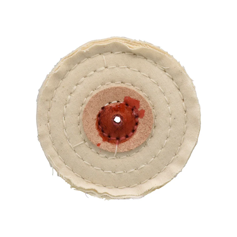 [140-8300] Razor-Edge 3" White Muslin Buff