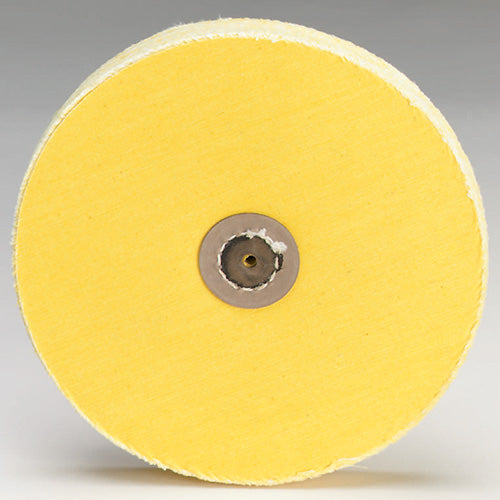 [141-1010] Loose Yellow 6" x 50 Ply Muslin Buff