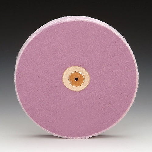 [141-1020] Plum 4" x 40 Ply Loose Muslin Buffs